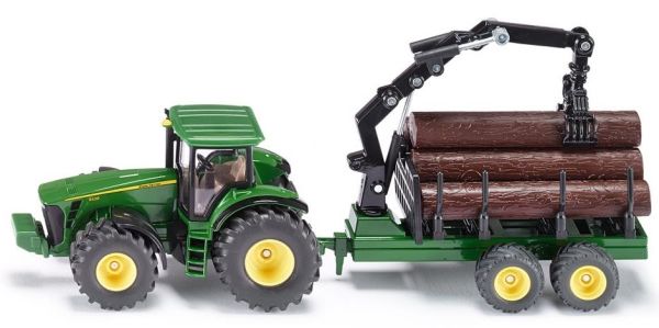 SIK1954 - JOHN DEERE 8430 con rimorchio forestale Ech:1/50 - 1