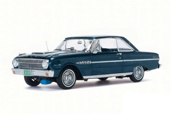 SUN4543 - FORD Falcon hard top 1963 blu scuro - 1