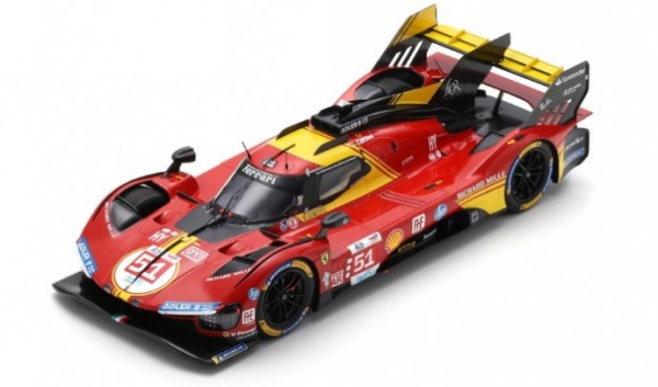 LOSLS18LM049 - FERRARI 499P #51 Ferrari AF Corse 3° 24 Ore di Le Mans 2024 A.PIER GUIDI-J.CALADO-A.GIOVINAZZI - 1