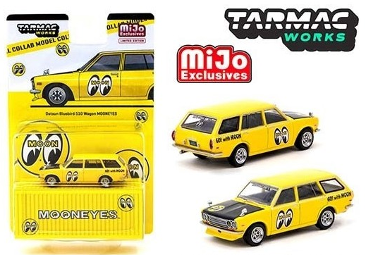 T64G-026-ME2 - DATSUN Bluebird 510 station wagon Mooneyes giallo e nero - 1