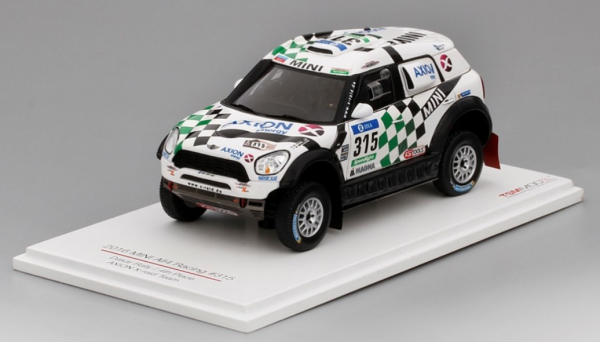 TSM430237 - MINI All4 Racing #315 AXION X-raid Team HIRVONEN PERIN 4° Rally Dakar 2016 - 1