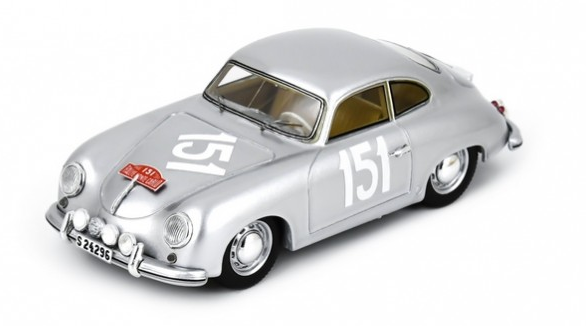 SPAS6135 - PORSCHE 356 1300 #151 Rally di Monte Carlo 1955 CA.JOHANSSON-G.JENSEN - 1