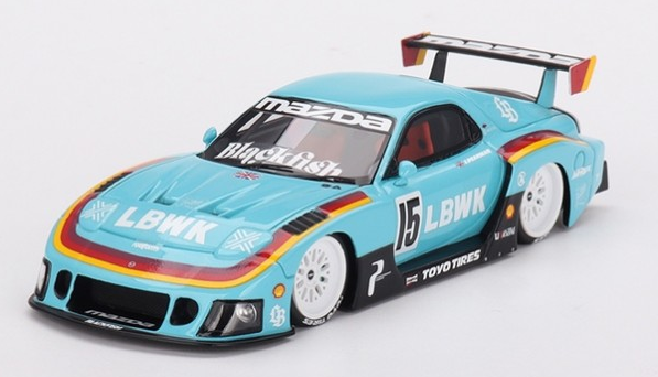 TSMV0022 - MAZDA RX-7 LB-SUPER SILHOUETTE Liberty Walk Europe 2024 blu - 1