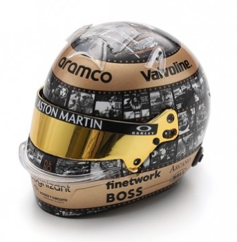 SPA5HF176 - Casco - Fernando ALONSO - ASTON MARTIN Aramco F1 Team - GP Messico 2024 - 1
