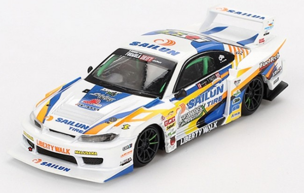 MGT00895-R - NISSAN Silvia S15 LB-Silhouette #555 Formula Drift 2023 Y.FAUSTO - 1