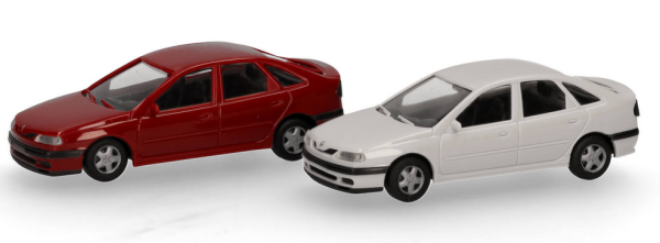 HER014113 - RENAULT Laguna rosso e bianco - 2 pezzi da assemblare - 1