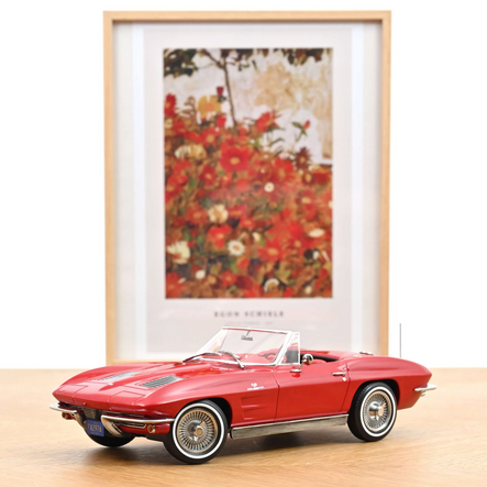 NOREV189056 - CHEVROLET Corvette Sting Ray Cabriolet 1963 Rosso Riverside - 1