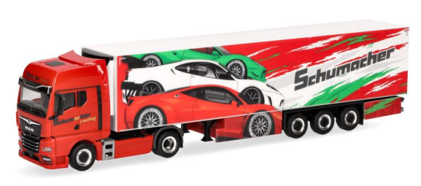 HER316767 - MAN TGX GX 4x2 con rimorchio frigorifero a 3 assi SCHUMACHER - 1
