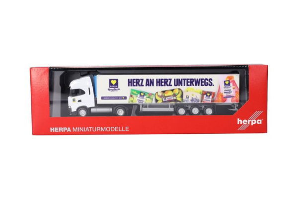 HER319027 - IVECO S-Way 4x2 con rimorchio frigorifero con sponda posteriore a 3 assi EDEKA - 1