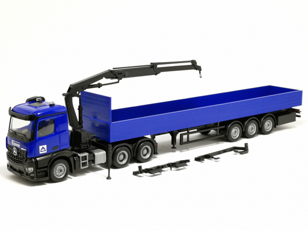 HER960038 - MERCEDES BENZ Arocs 6x4 con gru e rimorchio 3 assi HOCH TIEF - 1