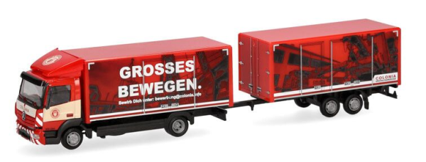 HER319744 - MERCEDES BENZ Atego 13 4x2 e rimorchio a 2 assi COLONIA - 1