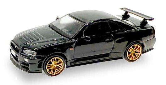 HER87MC000046 - NISSAN GTR 34 nero - 1
