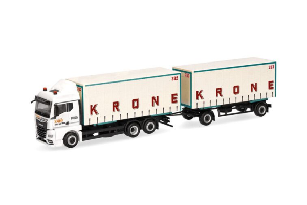 HER319652 - MAN TGX GM 6x2 con rimorchio 1+1 assi CIRCUS KRONE - 1