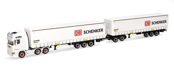 HER319720 - SCANIA CR 20 HD 6x4 con cassone, dolly e rimorchio a 3 assi DB SCHENKER - 1