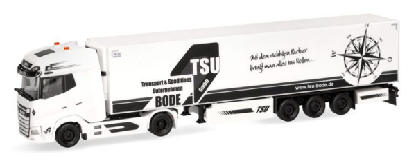 HER319959 - DAF XG 4x2 con rimorchio frigorifero a 3 assi TSU BODE - 1