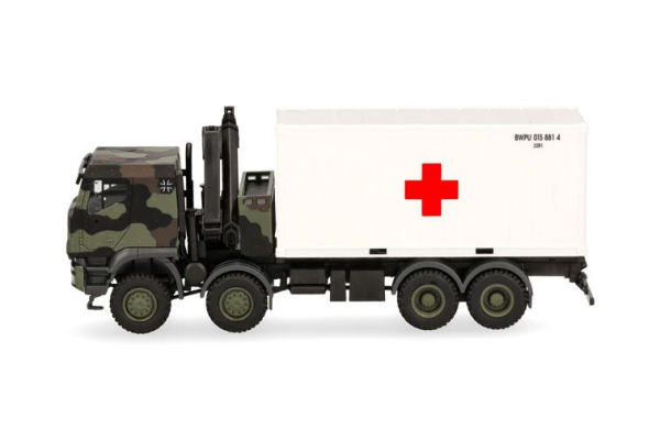 HER747288 - IVECO Trakker 8x8 con gru e container da 20 piedi Bundeswehr - 1