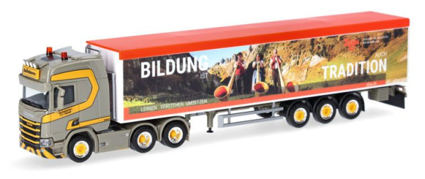 HER925396 - SCANIA CR 20 6x4 con rimorchio a fondo mobile a 3 assi DORNBIERER - 1