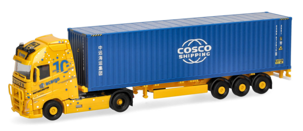HER319898 - VOLVO FH GL XL 2020 4x2 con porta container a 3 assi ACARGO MEYER & MEYER - COSCO - 1