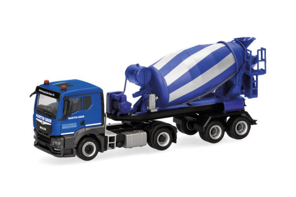 HER320375 - MAN TGS TN 4x2 con betoniera a 2 assi MARTIN BLAUR - 1