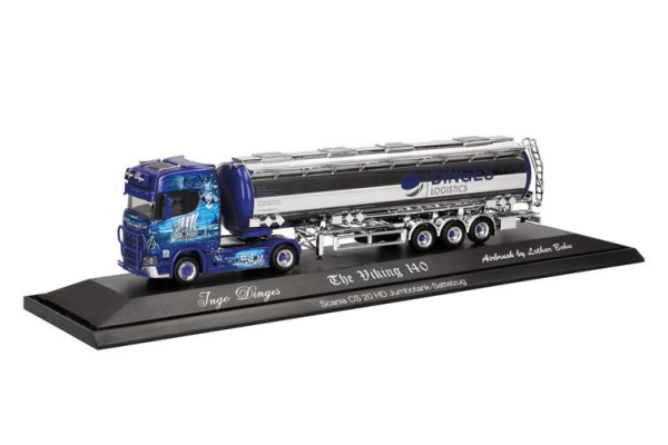 HER122344 - SCANIA CS 20 HD 4x2 con cisterna a 3 assi INGO DINGES-WICKIE-THE VIKING 140 - 1