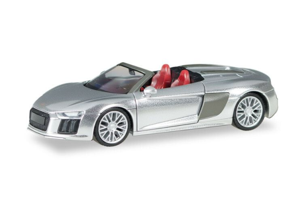 HER038690-002 - AUDI R8 V10 Spyder argento metallizzato - 1