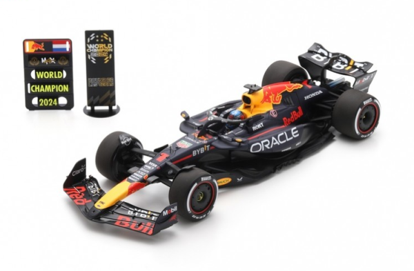 SPA18S666 - RED BULL Racing RB20 #1 Campione del mondo di F1 2024 M. VERSTAPPEN e tabellone dei box - 1