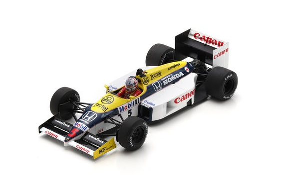 SPA18S738 - WILLIAMS FW11 #5 Vincitore GP Gran Bretagna 1986 N.MANSELL - 1