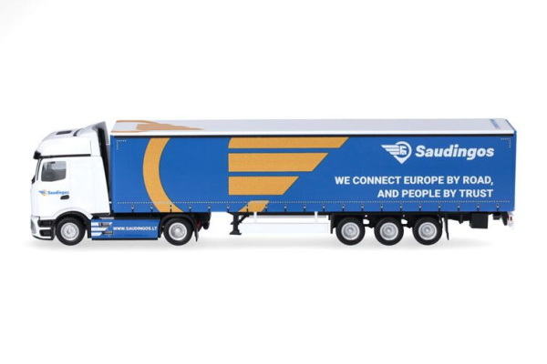 HER320924 - MERCEDES BENZ Actros L ProCab 4x2 con rimorchio a 3 assi SAUDINGOS - 1