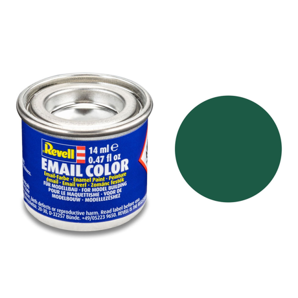 REV32139 - Smalto verde scuro opaco 14ml - 1