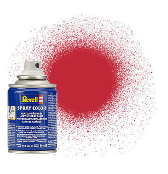 REV34136 - Vernice acrilica spray rosso carminio opaco 100ml - 1