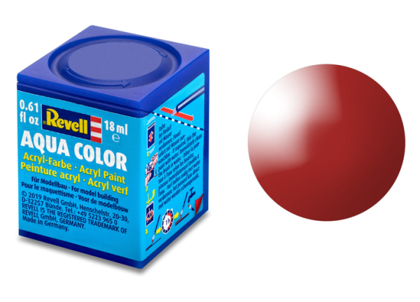 REV36131 - Colore acrilico rosso fuoco brillante Barattolo da 18 ml - 1