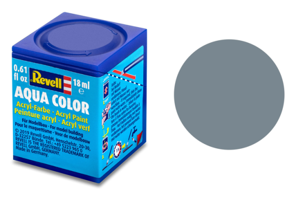 REV36157 - Colore acrilico grigio opaco vasetto da 18 ml - 1
