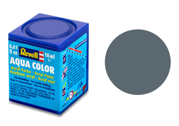 REV36179 - Colore acrilico grigio blu opaco vasetto da 18 ml - 1