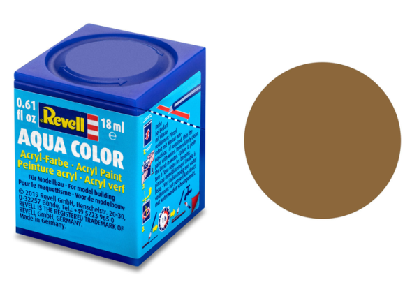 REV36182 - Pittura acrilica terra scura opaca vasetto da 18 ml - 1