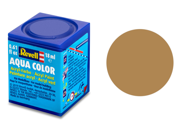 REV36188 - Pittura acrilica ocra opaca vasetto da 18 ml - 1