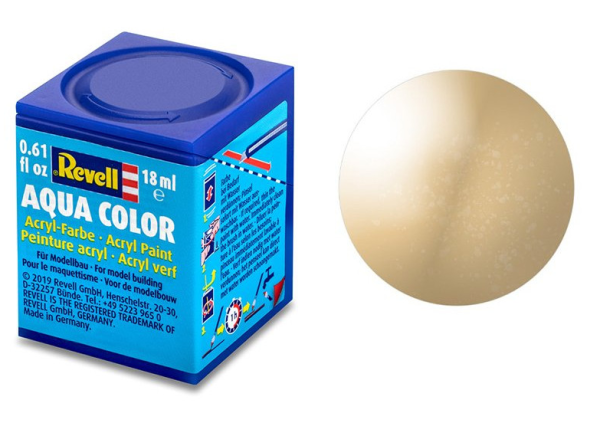 REV36194 - Vernice acrilica oro metallizzato vasetto da 18 ml - 1