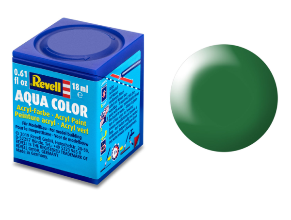 REV36364 - Pittura acrilica verde fogliame satinato vaso da 18 ml - 1