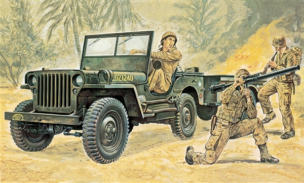 ITA0314 - JEEP Willys da assemblare e dipingere - 1