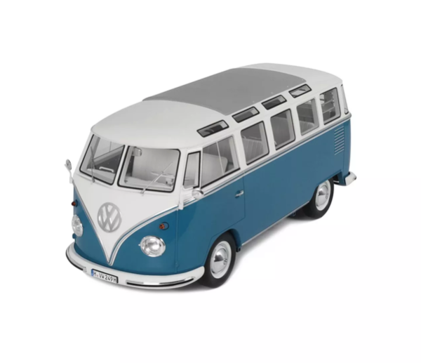 G102 - VOLKSWAGEN Combi T1 Samba Bus Regatta del 1962, blu - 1