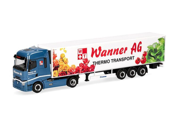 HER321242 - RENAULT T 4x2 con rimorchio frigorifero a 3 assi WANNER AG - 1
