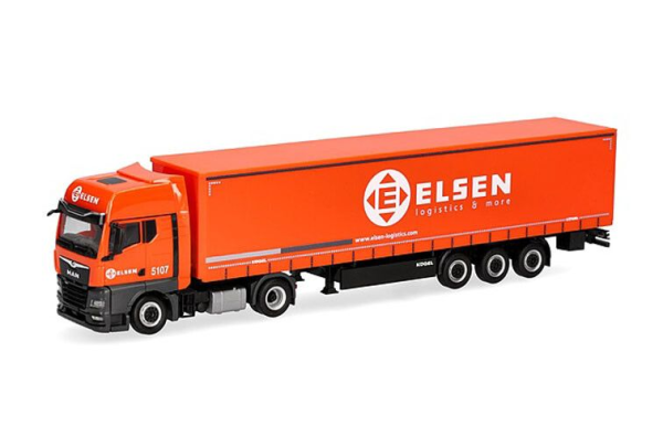 HER321150 - MAN TGX GX 4x2 con rimorchio a 3 assi ELSEN - 1