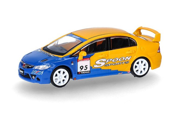 HER87MC000090 - HONDA Civic FD2 n. 95 giallo e blu - 1