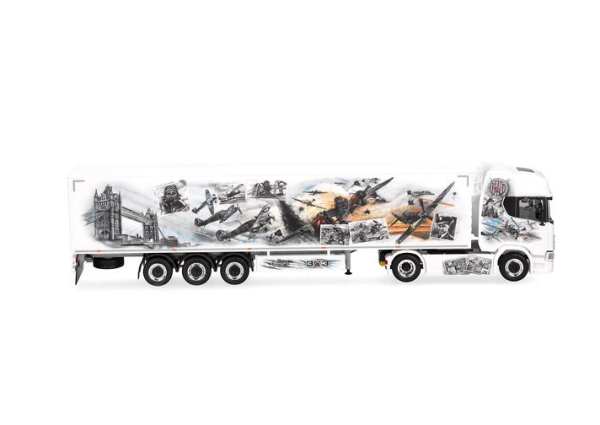 HER320962 - SCANIA CR 20 4x2 con rimorchio a 3 assi REPINSKI - SQUADRON 303 - 1