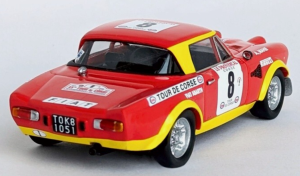 TRODSN284 - FIAT 124 Abarth n. 8 Rally Tour de Corse 1974 B. DARNICHE-A. MAHE - 1