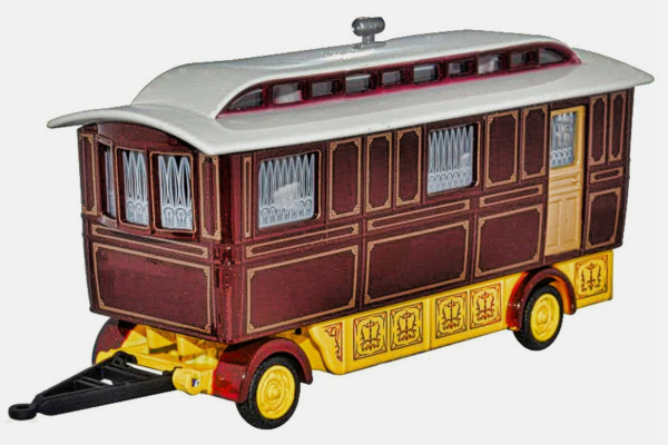 OXF76SCV001 - Roulotte Showman bordeaux - 1