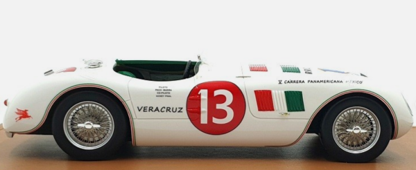 TM18-290E - JAGUAR Type-C Veracruz n. 13 Rally Carrera Panamericana 1953-1954 F.IBARRA-F.PINAL - 1