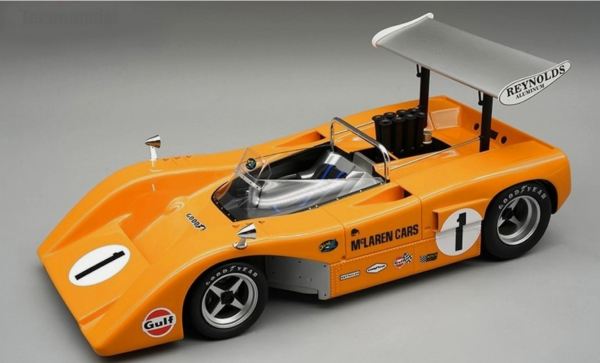TM18-330C - McLAREN M8B n. 1, 3° classificato alla Can-Am del Michigan nel 1969, D. GURNEY - 1