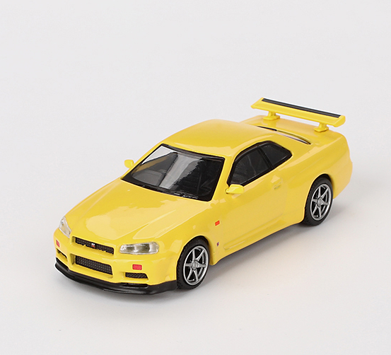 MGT00762-R - NISSAN Skyline GT-R R34 VSPEC Lightning Giallo 1999 RHD - 1