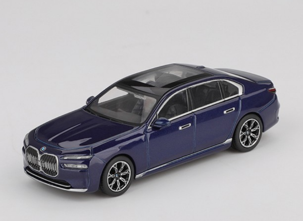MGT01111-L - BMW I7 XDrive60 blu tanzanite metallizzato 2022 - 1