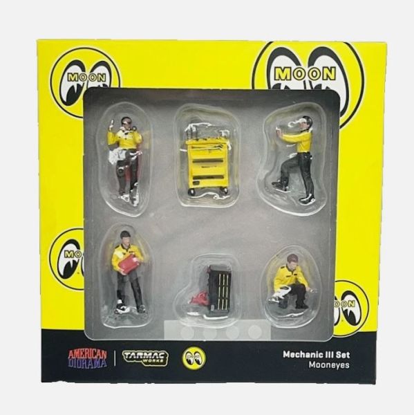T64F-004-ME1 - 4 personaggi e accessori - Set Meccanici III - 1